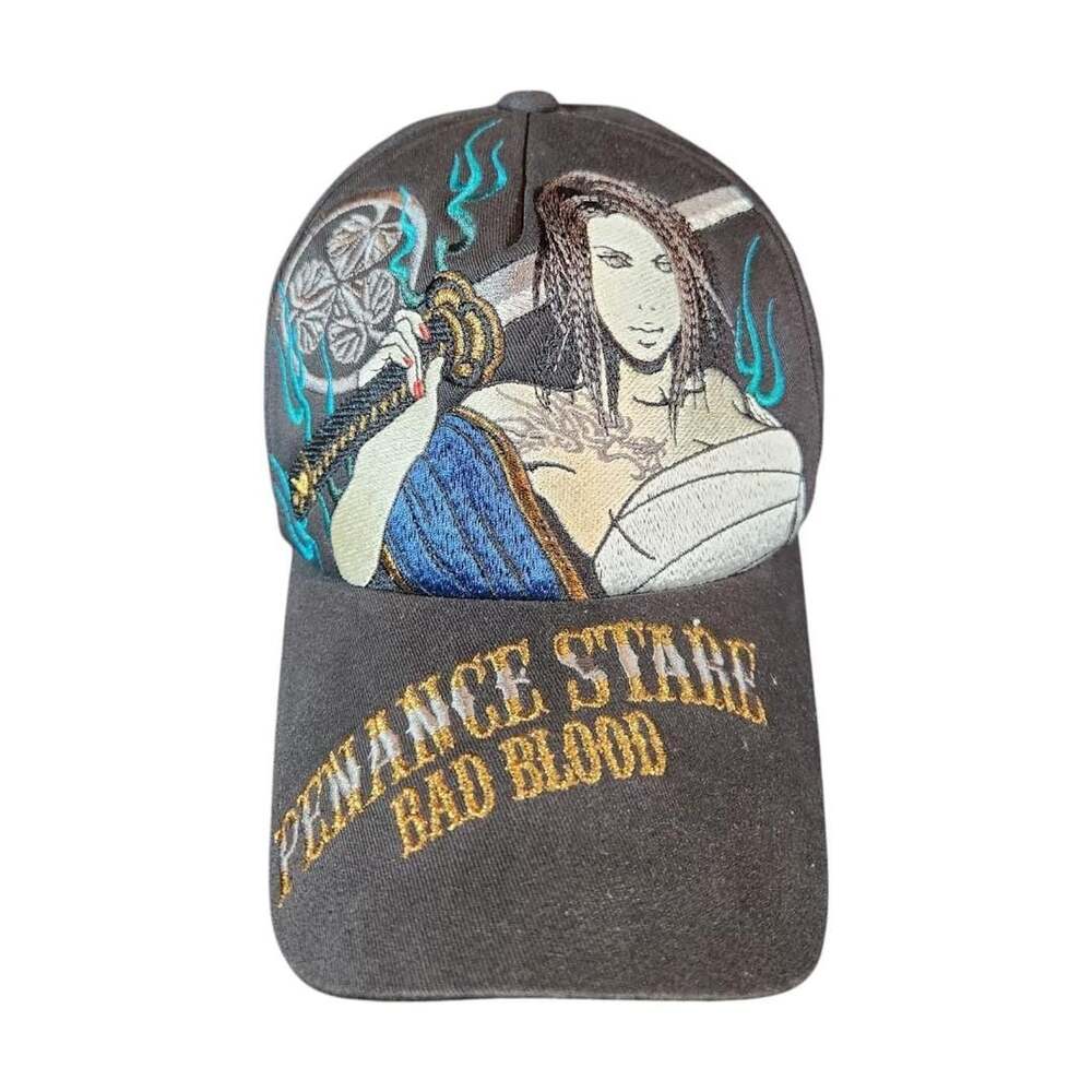 Divine Retribution Geisha Girl Embroidered Snapback Hat